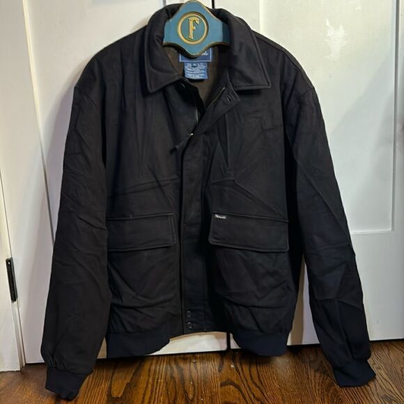 Faconnable Men’s wool blend jacket Black Size XL - Picture 1 of 5